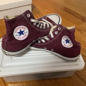 Maroon Converse